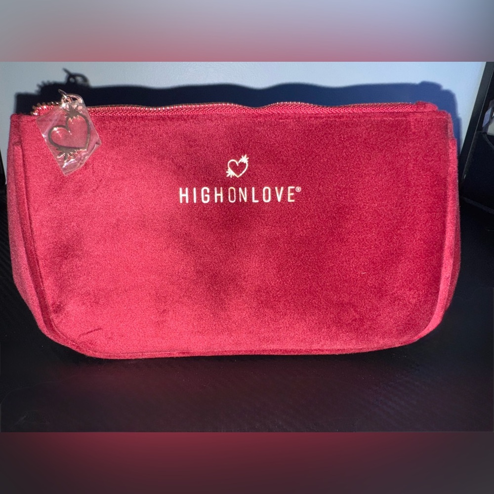 Red Velvet Bag for Cosmetic or Others